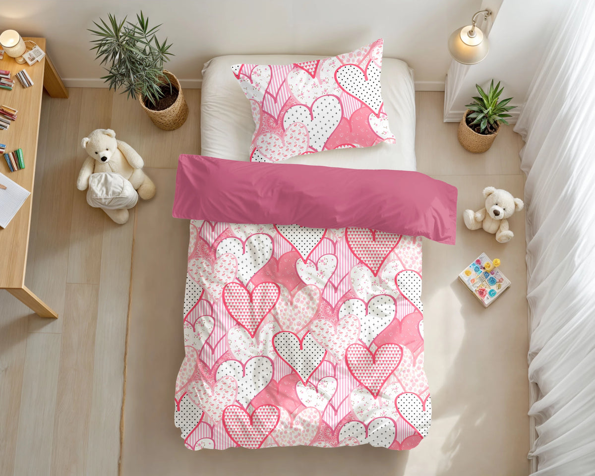 Hearts love - Roze