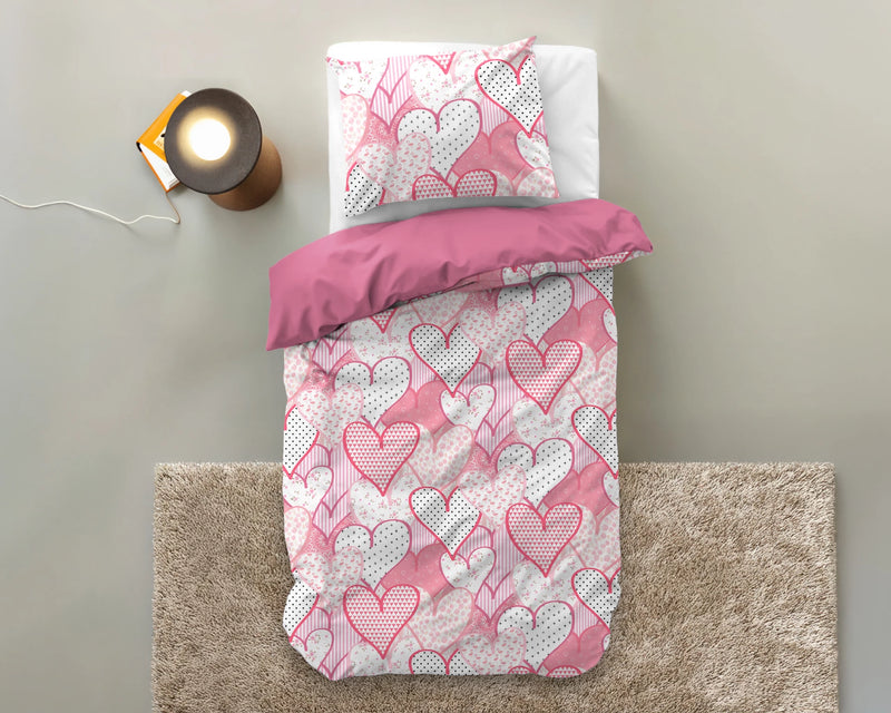Hearts love - Roze