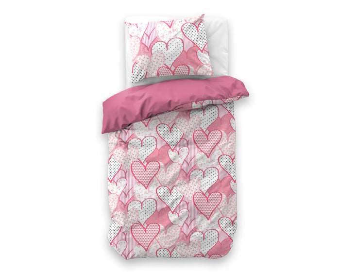 Hearts love - Roze