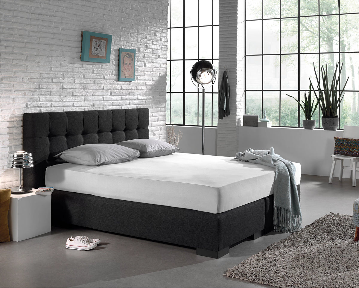 Fitted sheet single - White 