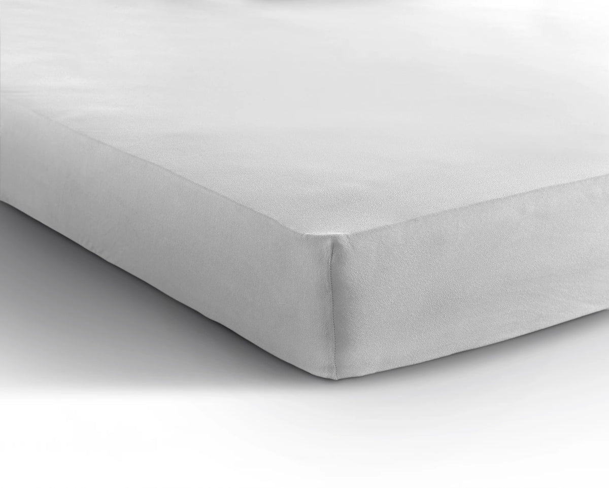 Fitted sheet single - White 