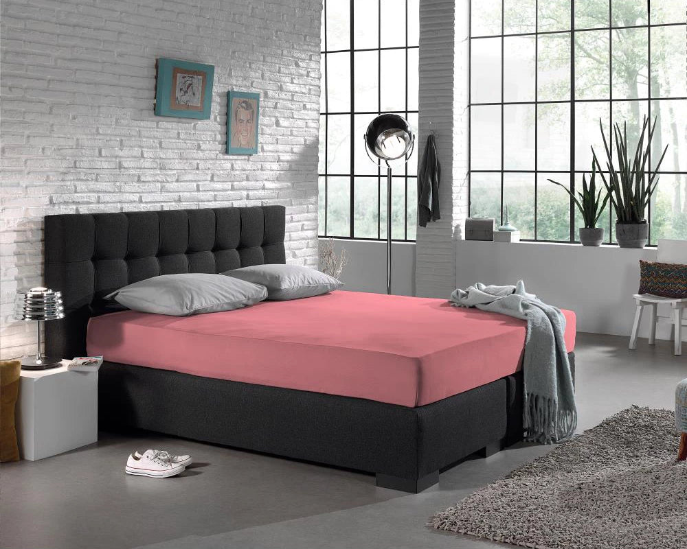 Fitted sheet single - Pink 