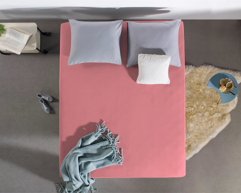 Fitted sheet single - Pink 