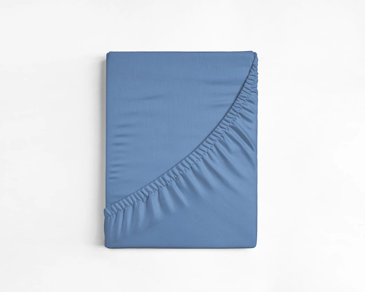 Katoenen Hoeslaken - Blauw