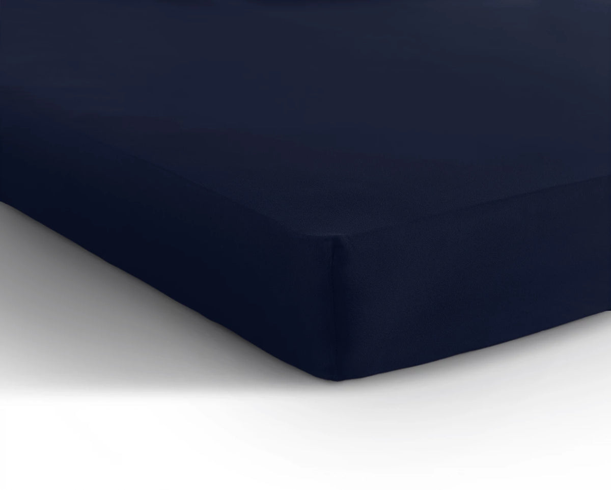 Fitted sheet single - Dark Blue 