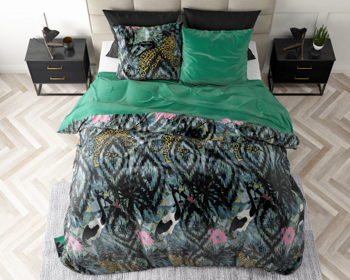 Velvet Botanical forest - Groen