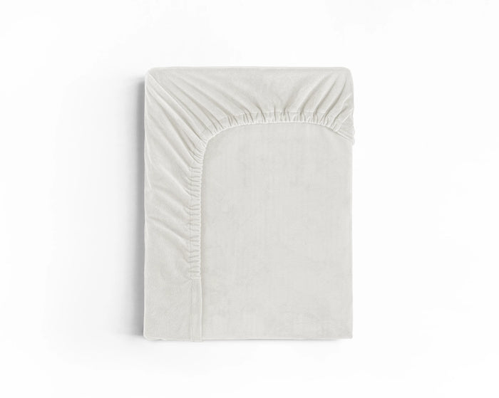 Velvet Fitted Sheet Cream