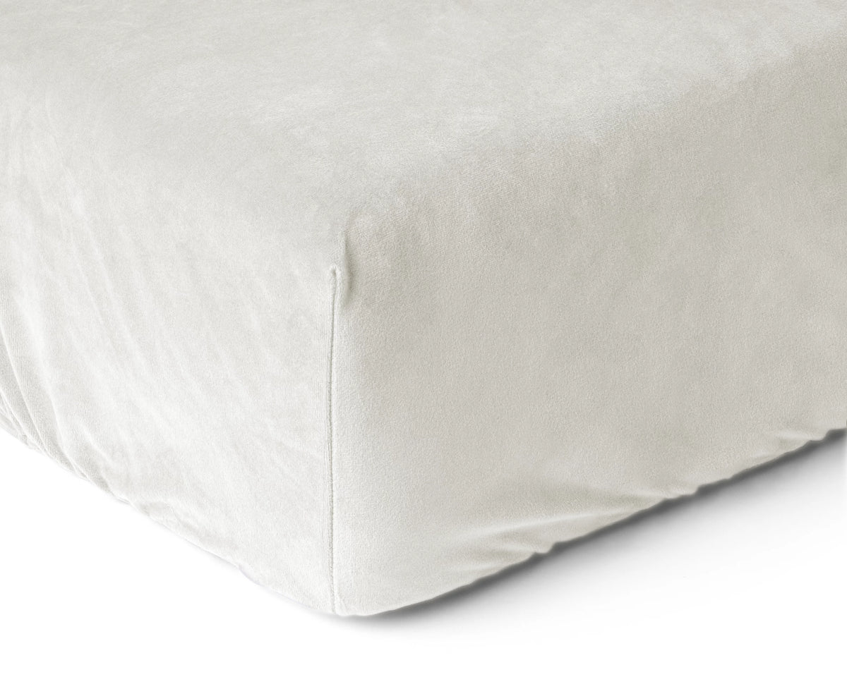 Velvet Fitted Sheet Cream