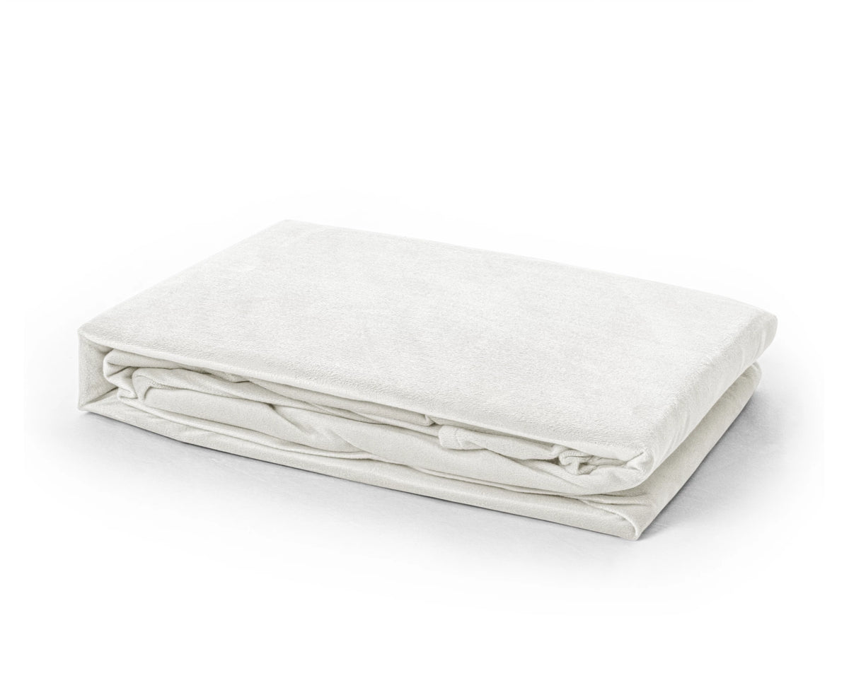 Velvet Fitted Sheet Cream