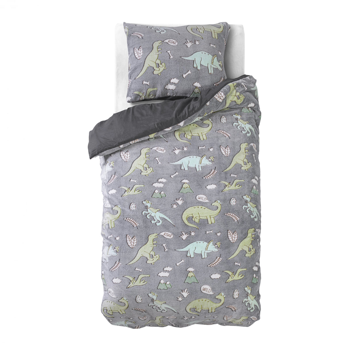 Glow in the dark Dinosaur Duvet Cover