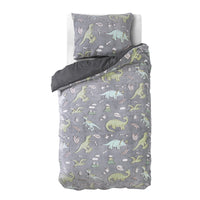 Glow in the dark Dinosaur Duvet Cover