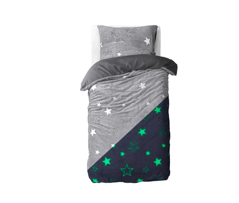 Glow in the dark Stars Duvet Cover