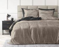 Velvet monogram - Taupe