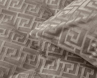 Velvet monogram - Taupe