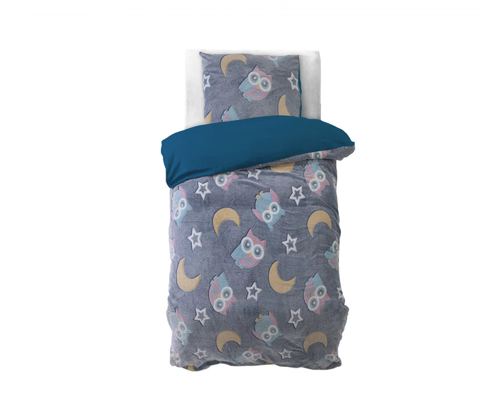 Glow in the dark Night Owl Duvet Cover