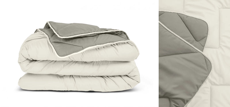 All-in One Lazy duvet - Cream/Khaki