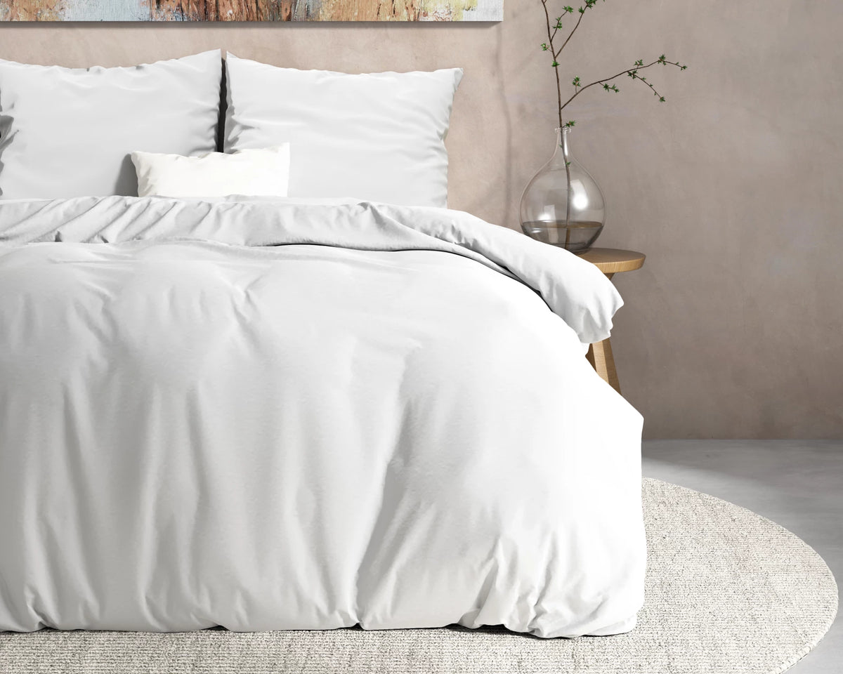 Flannel Duvet Cover – Mendez White 