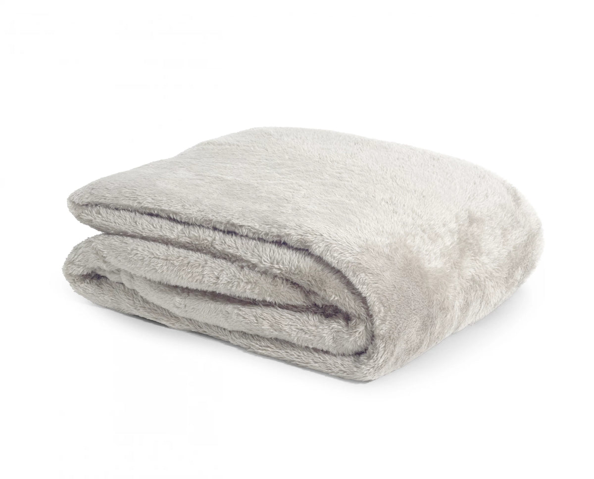 Soft Teddy Blanket Beige