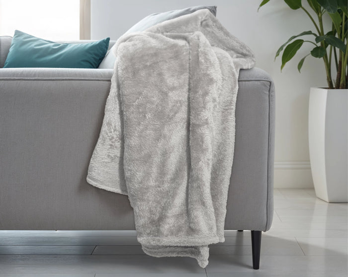 Soft Teddy Blanket Taupe