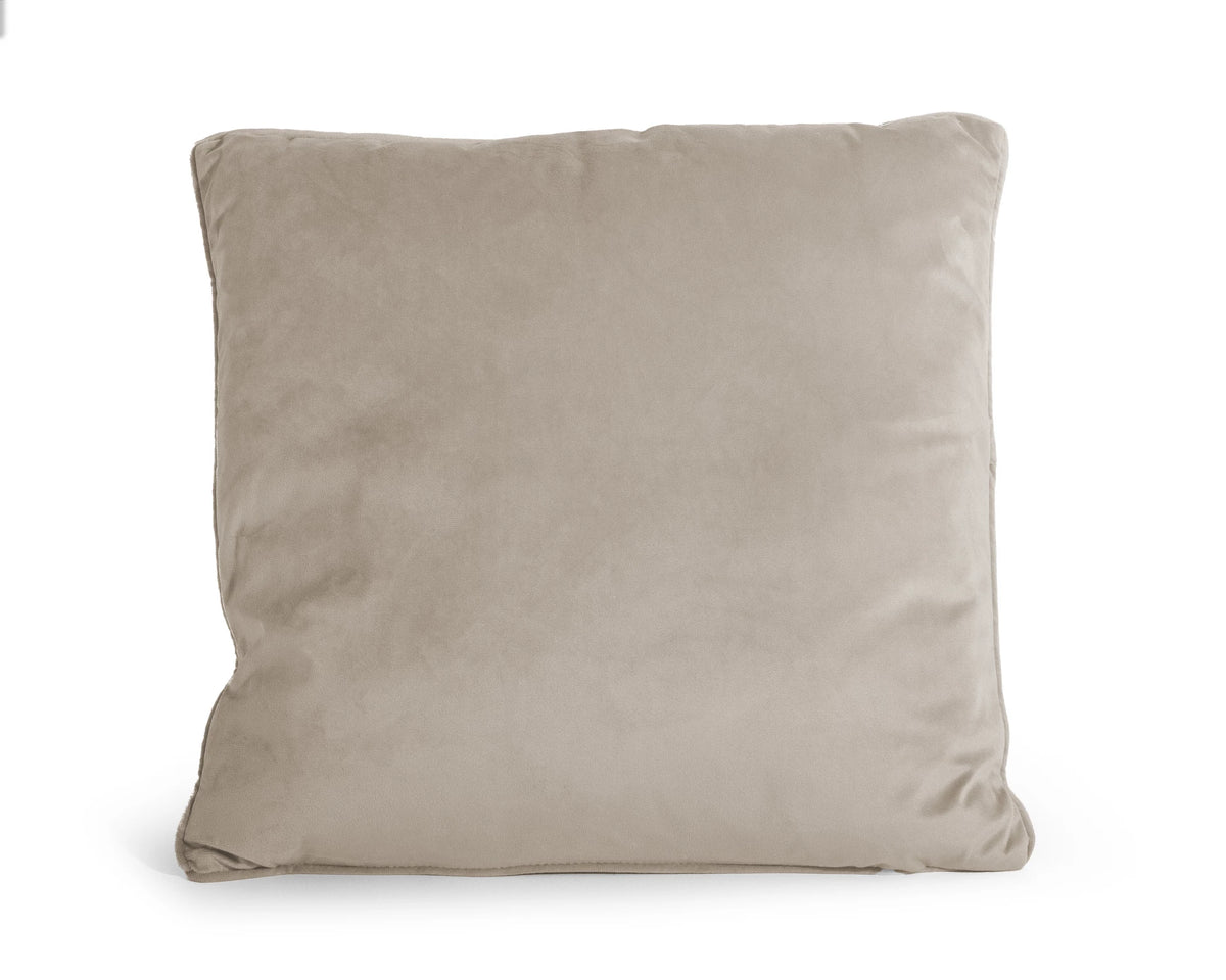 Velvet Cushion Taupe