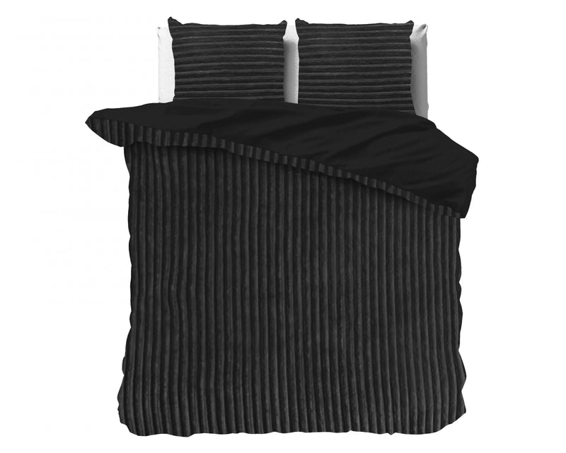 Rib Teddy - Svart