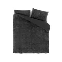Chevron Teddy - Antraciet