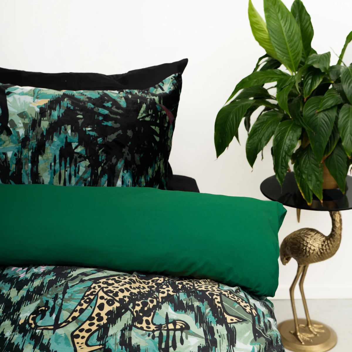 Velvet Botanical forest - Groen