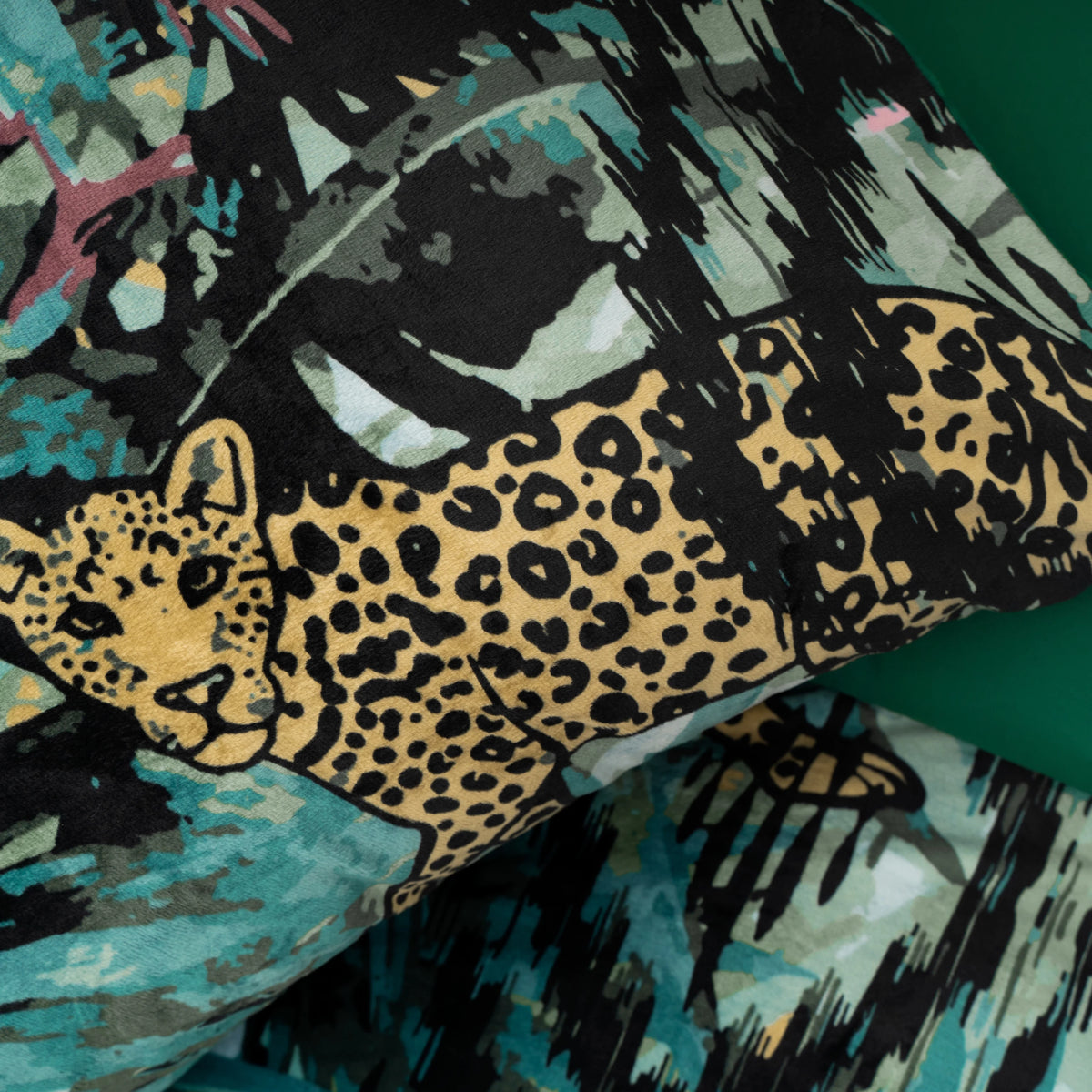 Velvet Botanical forest - Groen