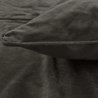 Sammets påslakan Taupe