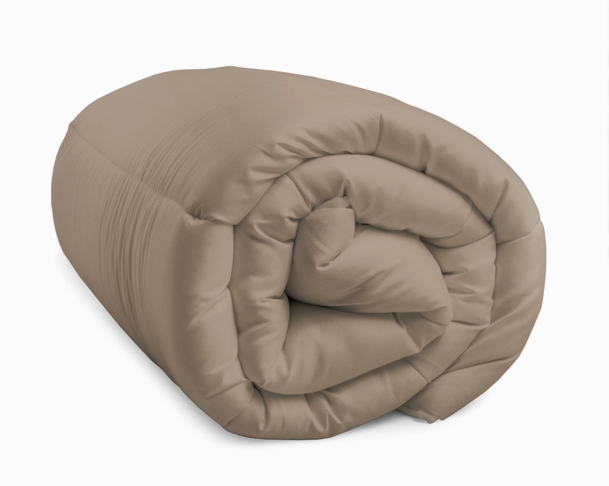 All-in One Lazy duvet - Cream &amp; Brown