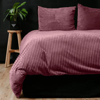 Rib Teddy - Roze
