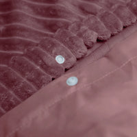 Rib Teddy - Roze