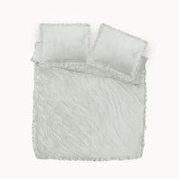 Velvet Ruffles Dekbedovertrek - Wit